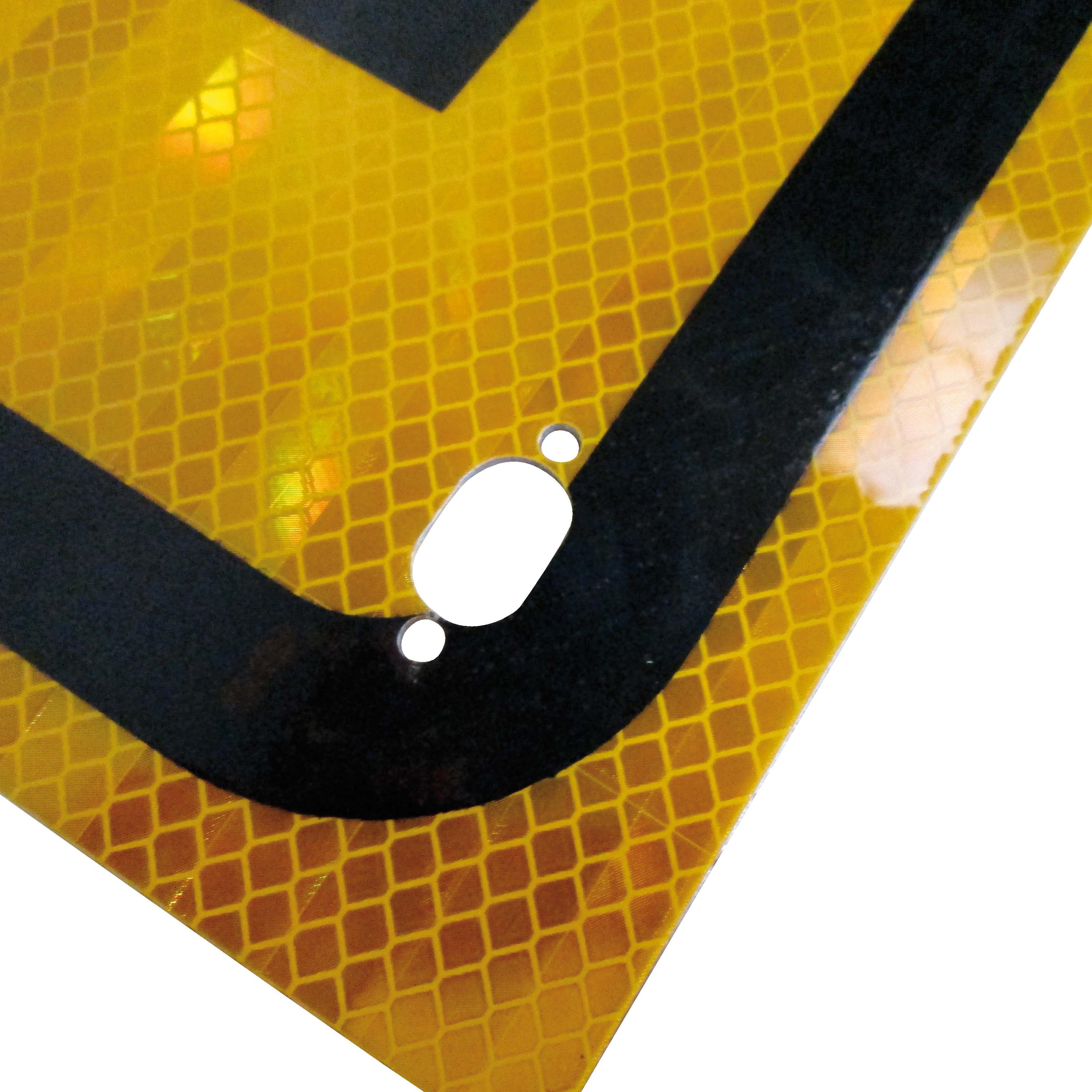 Single-sided adhesive sign for CONVOI EXCEPTIONNEL